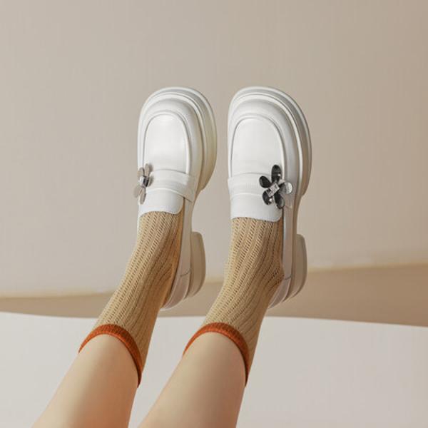 Elegant Handcrafted Leather Women's Shoes of Premium Quality(EcqiH-929)