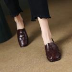 Elegant Handmade Leather Women's Shoes of Exquisite Craftsmanship(EcqiHQ-872)