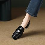 Elegant Handmade Leather Women's Shoes of Exquisite Craftsmanship(EcqiHQ-872)