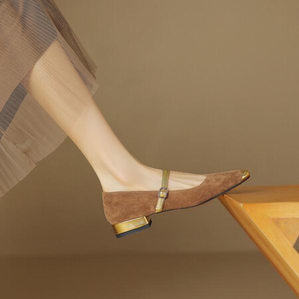 Exquisite Handcrafted Leather Women's Shoes: Elegant Luxury Essentials(EcqiH-1825)