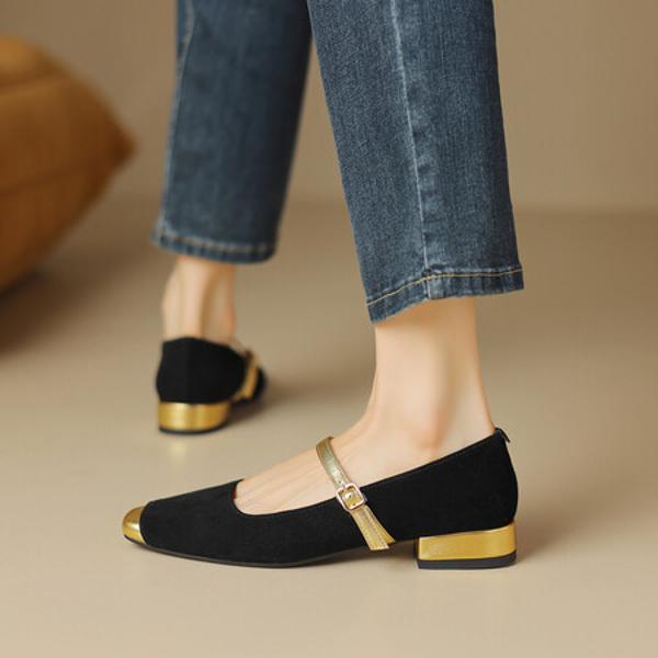 Exquisite Handcrafted Leather Women's Shoes: Elegant Luxury Essentials(EcqiH-1825)