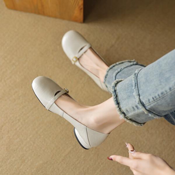 Elegant Handcrafted Genuine Leather Women's Shoes(EcqiH-2779)