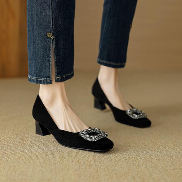 Exquisite Handmade Leather Women's Shoes: Luxury, Craftsmanship, and Elegance(EcqiH-2782)