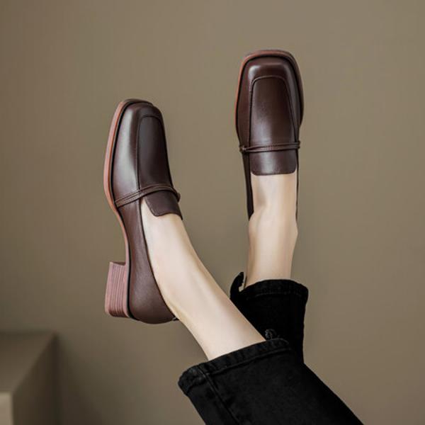 Handcrafted Luxury Leather Women's Shoes: Exquisite Craftsmanship and Elegance(EcqiH-2736)