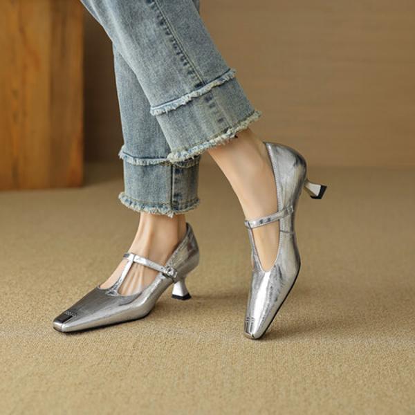 Timeless Elegance: Handcrafted Genuine Leather Women's Shoes of Luxury Quality(EcqiHL-2792)