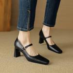 Handcrafted Genuine Leather Women's Shoes: Luxurious Elegance Redefined(EcqiH-2735-G)