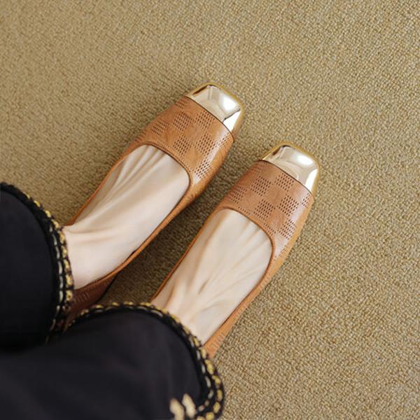 Exquisite Handmade Leather Women's Shoes: Luxury Craftsmanship(EcqiHL-2818)