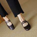 Elegant Handcrafted Leather Women's Shoes of Exquisite Quality(EcqiHL-2812)