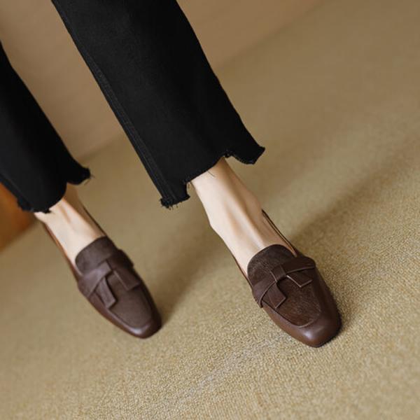 Exquisite Handcrafted Leather Women's Shoes - Where Luxury Meets Elegance(EcqiH-2806)