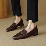 Exquisite Handcrafted Leather Women's Shoes - Where Luxury Meets Elegance(EcqiH-2806)