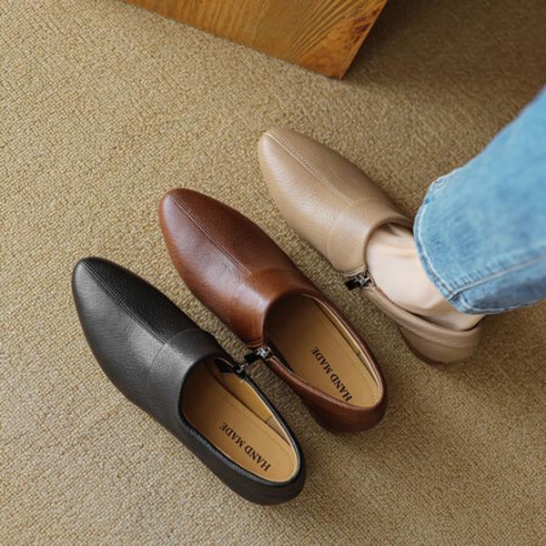 Handcrafted Leather Women’s Shoes: Elegance Meets Luxury(EcqiH-2807)