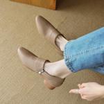 Handcrafted Leather Women’s Shoes: Elegance Meets Luxury(EcqiH-2807)