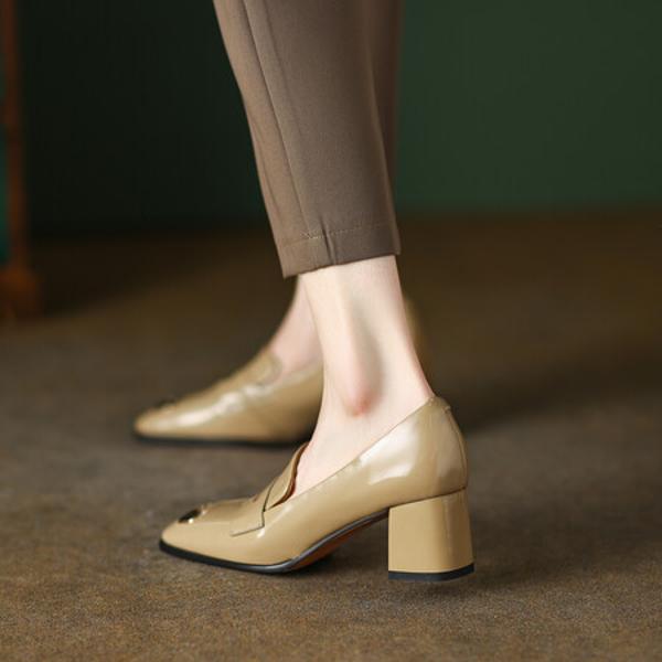 Exquisite Handmade Leather Women's Shoes for Luxury Elegance(EcqiHL-905)