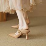 Handcrafted Luxurious Leather Women's Shoes: Elegant Artistry & Quality(EcqiHL-2731)