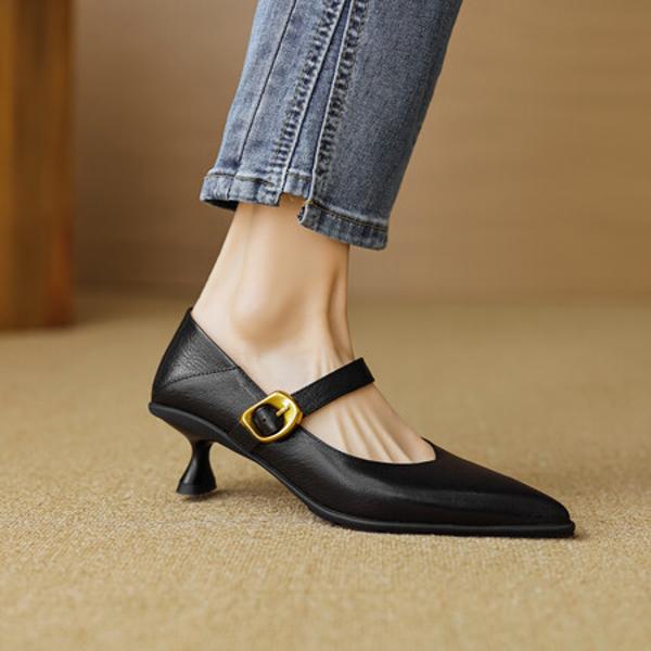 Artisan Crafted Luxury Leather Women’s Shoes(EcqiHL-2731-Z)