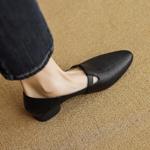 Handcrafted Luxury Genuine Leather Women's Shoes - Elegant Craftsmanship(EcqiH-2850)