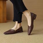 Handcrafted Genuine Leather Women's Shoes: Luxury, Elegant Craftsmanship(EcqiH-2852)