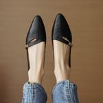 Handcrafted Genuine Leather Women's Shoes: Luxury, Elegant Craftsmanship(EcqiH-2852)