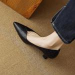 Handcrafted Genuine Leather Women's Shoes: Exquisite Craftsmanship & Timeless Elegance(EcqiH-2855)