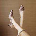 Elegant Handcrafted Leather Women's Shoes: Luxury & Quality Craftsmanship(EcqiH-2858)