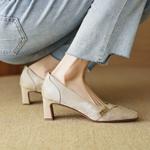 Handcrafted Luxury Leather Women's Shoes: Elegance in Every Detail(EcqiH-A750)