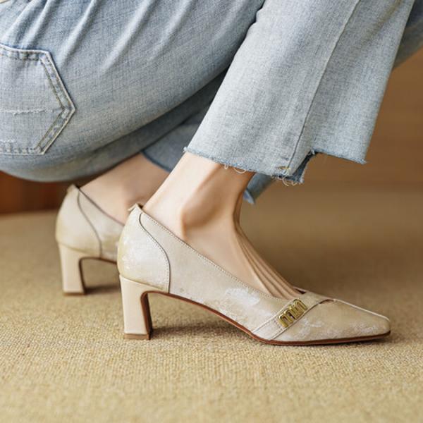 Handcrafted Luxury Leather Women's Shoes: Elegance in Every Detail(EcqiH-A750)