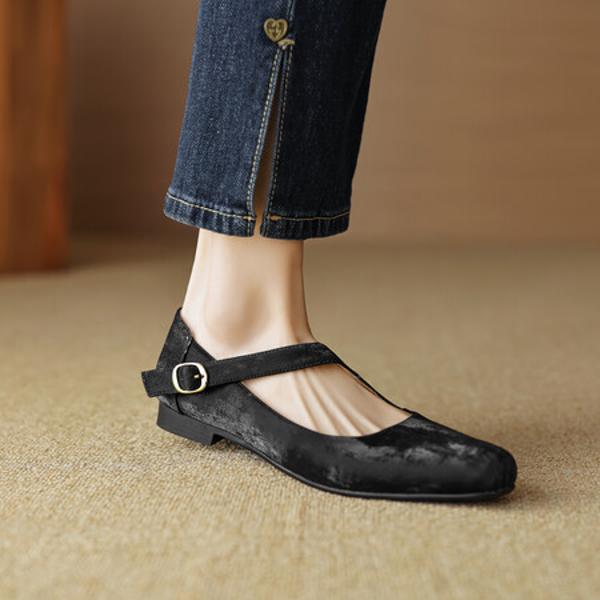 Luxury Handmade Leather Women’s Shoes with Exquisite Craftsmanship(EcqiH-2865)