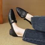 Exquisite Handmade Leather Women’s Shoes: Luxury Craftsmanship and Elegance(EcqiH-2866)