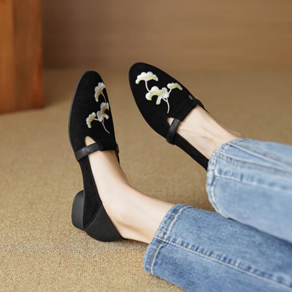 Exquisite Handcrafted Leather Women’s Shoes: Luxury & Elegance(EcqiH-2868)