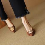 Elegant Handcrafted Leather Women’s Shoes, Exquisite Quality and Luxury(EcqiH-2886)
