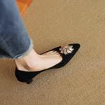 Elegant Handcrafted Leather Women’s Shoes, Exquisite Quality and Luxury(EcqiH-2886)