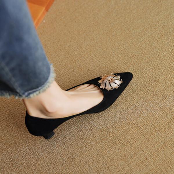 Elegant Handcrafted Leather Women’s Shoes, Exquisite Quality and Luxury(EcqiH-2886)