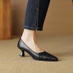 Luxury Handmade Leather Women’s Shoes - Elegance in Craftsmanship(EcqiH-2887)