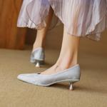 Handcrafted Leather Women's Shoes: Elegant Luxury Quality(EcqiHL-2763-4)