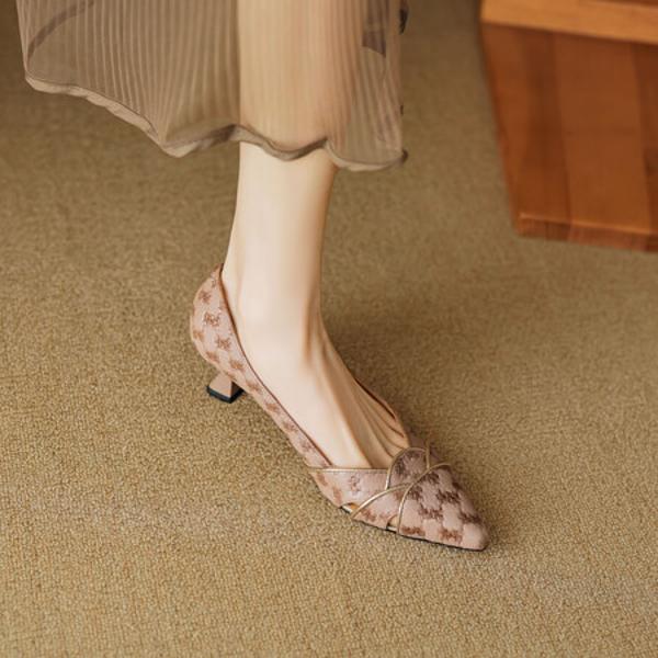 Luxurious Handmade Leather Women’s Shoes with Elegance(EcqiH-2906)