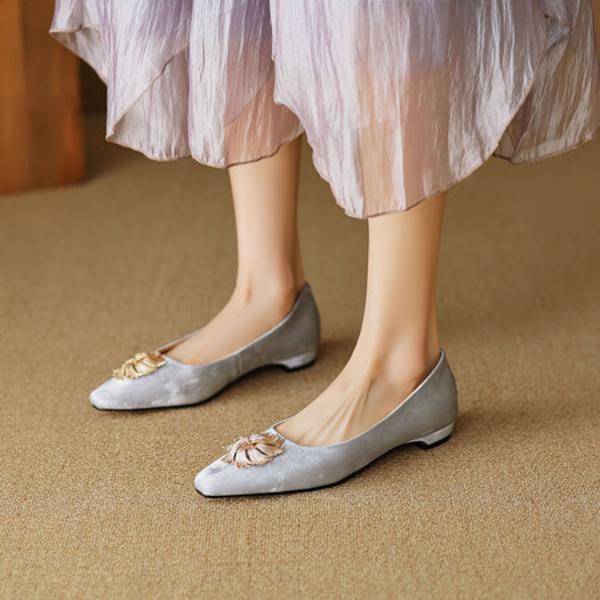 Handcrafted Genuine Leather Women's Shoes - Luxurious Elegance(EcqiH-2908)