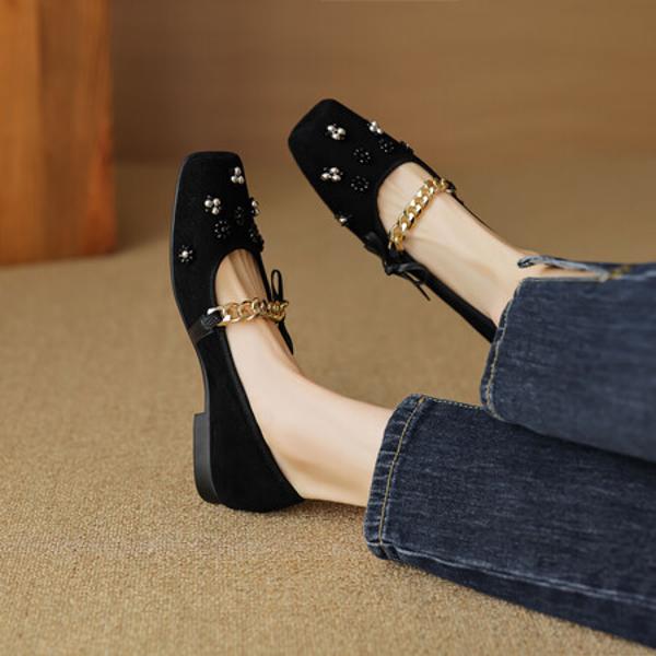 Luxury Handcrafted Genuine Leather Women's Shoes(EcqiH-2916)