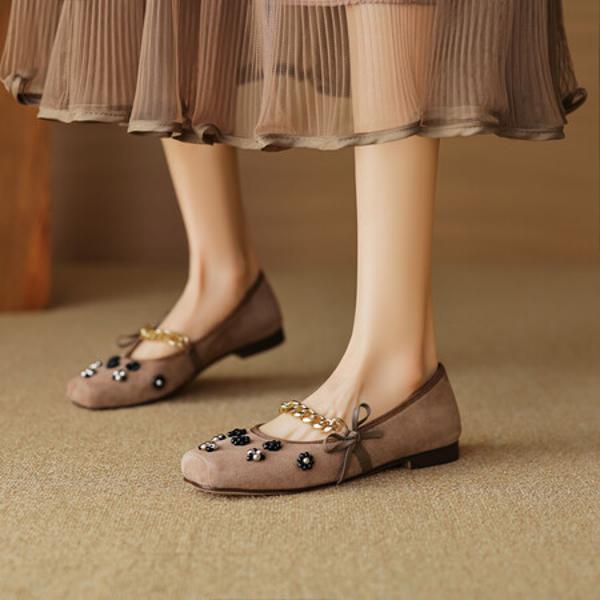 Luxury Handcrafted Genuine Leather Women's Shoes(EcqiH-2916)