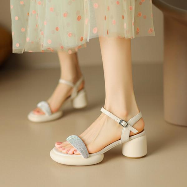 Handcrafted Luxury Leather Women's Shoes - Timeless Elegance(EcqiH-1685)