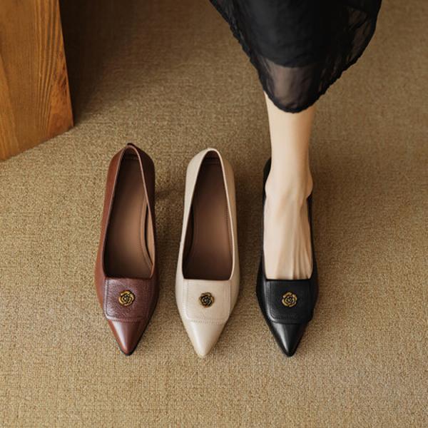 Exquisite Handcrafted Leather Women’s Shoes for Elegant Style(EcqiHL-2920)