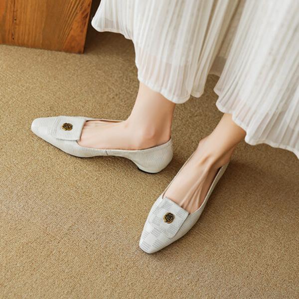 Elegantly Crafted Handmade Leather Women’s Shoes: A Luxurious Quality Experience(EcqiH-2998)