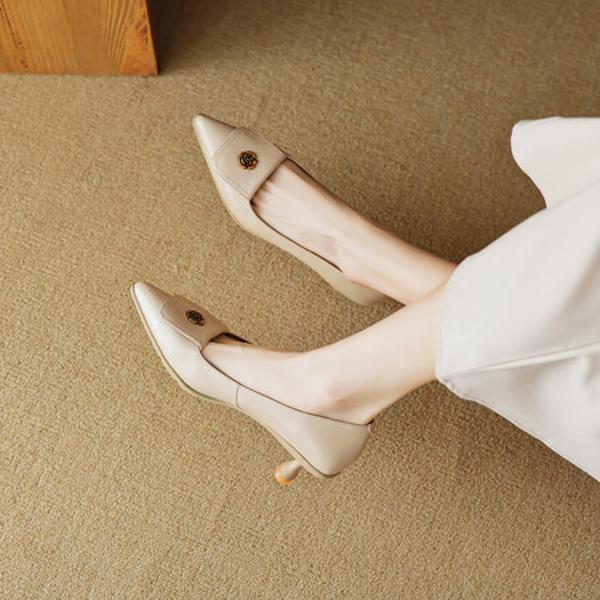 Luxury Handcrafted Leather Women's Shoes: Ultimate Elegance & Quality(EcqiHL-2920-4)