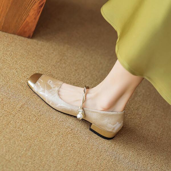 Exquisite Handcrafted Leather Shoes for Elegant Women(EcqiH-3020)