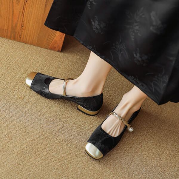 Exquisite Handcrafted Leather Shoes for Elegant Women(EcqiH-3020)