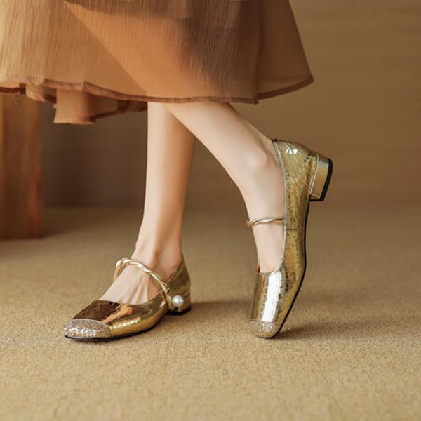 Elegantly Crafted Luxury Handmade Leather Women's Shoes(EcqiH-3026)