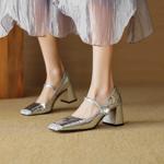 Exquisite Handcrafted Leather Women's Shoes for Luxurious Elegance(EcqiH-3012)