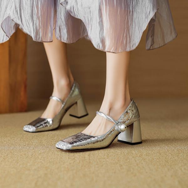 Exquisite Handcrafted Leather Women's Shoes for Luxurious Elegance(EcqiH-3012)