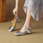 Exquisite Handcrafted Leather Women's Shoes for Luxurious Elegance(EcqiH-3012)