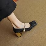 Handcrafted Leather Women's Shoes: Elegant Craftsmanship & Luxury Quality(EcqiH-3010)