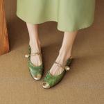 Handcrafted Luxury Leather Women’s Shoes: Elegance Meets Artisanal Quality(EcqiHL-3056)